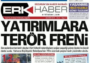 ERKHABER Gazetesi nden 100 bin baskılı start