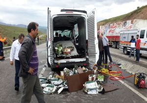 Aşkale Tepebaşı’nda kaza: 5 yaralı 