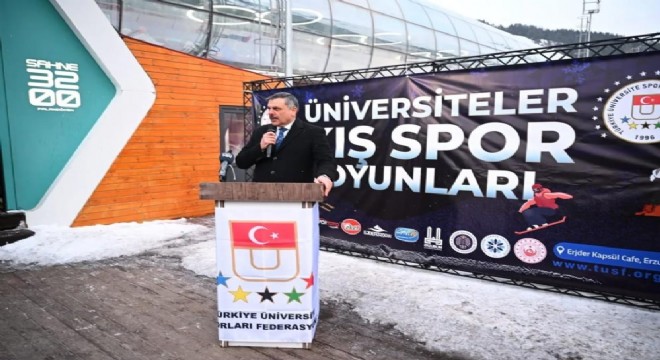 40 Üniversiteden 300 sporcu Erzurum’da buluştu