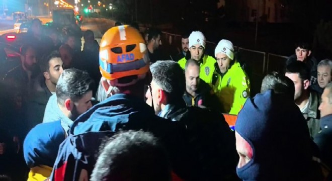 Aşkale yolunda trafik kazası: 1 ölü 2 yaralı