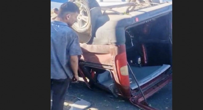 Aziziye yolunda trafik kazası: 1 yaralı