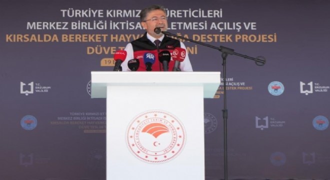 Bakan Yumaklı Erzurum’da açıkladı