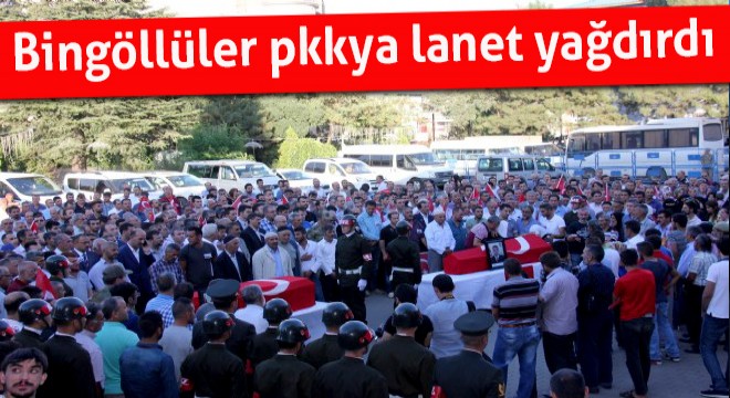 Bingöllüler pkkya lanet yağdırdı