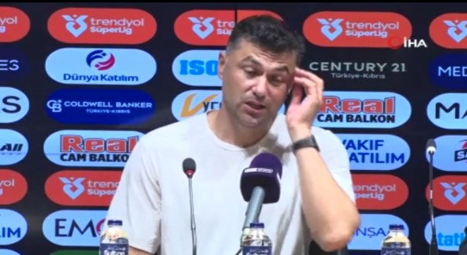 Burak Yılmaz: Maçı ilk devre kaybettik