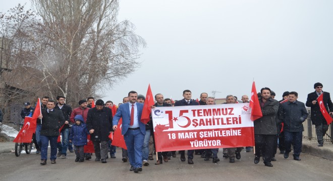 Dadaşlardan Şühedaya Vefa Yürüyüşü