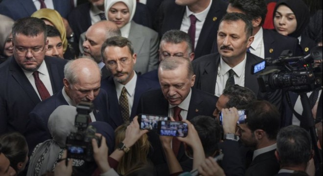 Erdoğan, TBMM’deki 23 Nisan resepsiyonuna katıldı