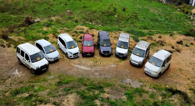 Erzurum'da change araç operasyonu