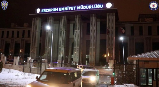 Erzurum’da uyuşturucu operasyonu