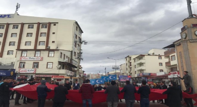 Horasan’da Doğu Türkistan için  Sessiz Çığlık 