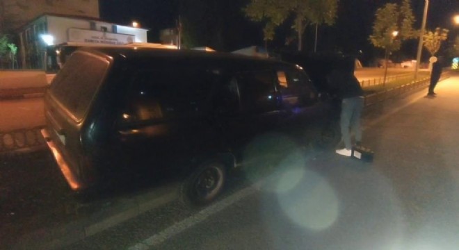 Karskapı'da trafik kazası