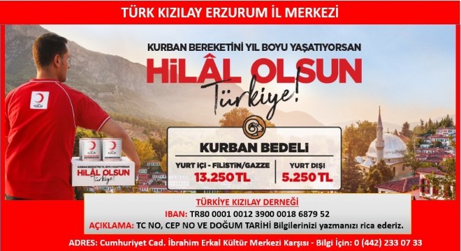 Kızılay vekaletle kurban kesim kampanyası başladı