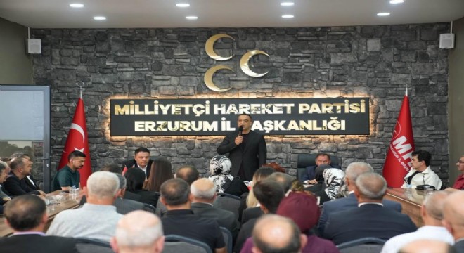 MHP Erzurum il kongresine hazırlanıyor