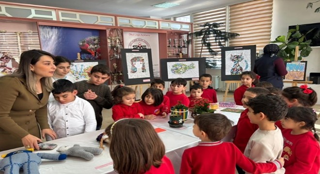 Özel öğrencilerden Özel sergi