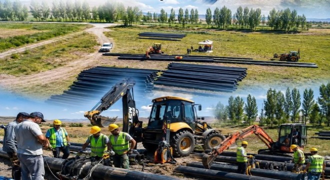 Pasinler içme Suyu Hattı güncelleştiriliyor