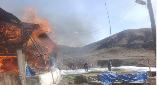 Şenkaya Gaziler de yangın