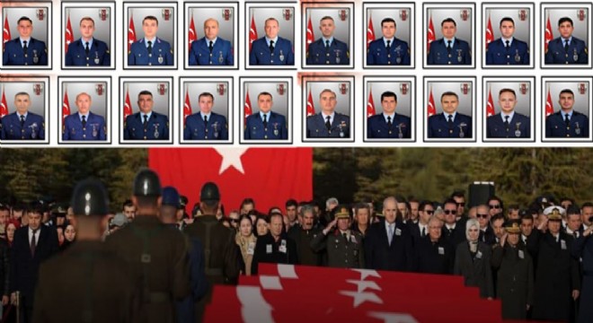 Türkiye şehitlerine ağlıyor