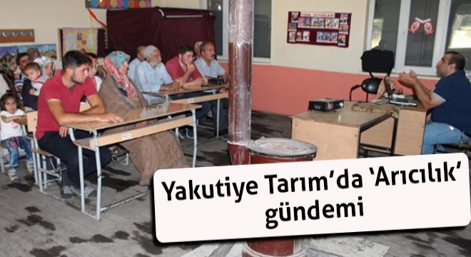 Yakutiye Tarım’da ‘Arıcılık’ gündemi