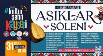 7 şehir ve 5 ülke Aşıklar Şöleninde buluşacak