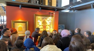 Çocuklardan sergiye ziyaret