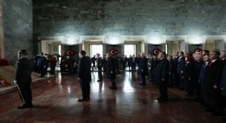 Erdoğan, Anıtkabir’de düzenlenen törene katıldı