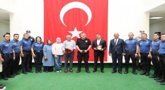 Erzurum'da emekli olan polislere vefa