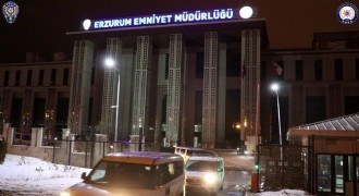 Erzurum'da kaçak göçmen operasyonu