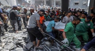 Gazze'de can kaybı 55 bin 493'e yükseldi