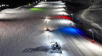 Palandöken'de renkli görüntüler