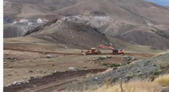 Palandöken tüneli için ilk kazma vuruldu