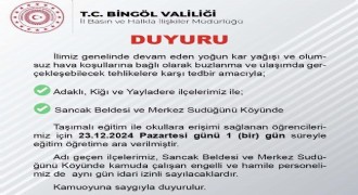 Taşımalı eğitime kar engeli