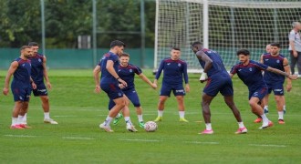 Trabzonspor, Ferencvaros maçına taktik çalıştı