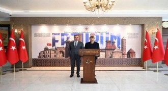 Vali Baruş, Şahin'i ağırladı